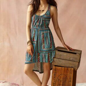 Anthropologie Multicolor High Low Dress
